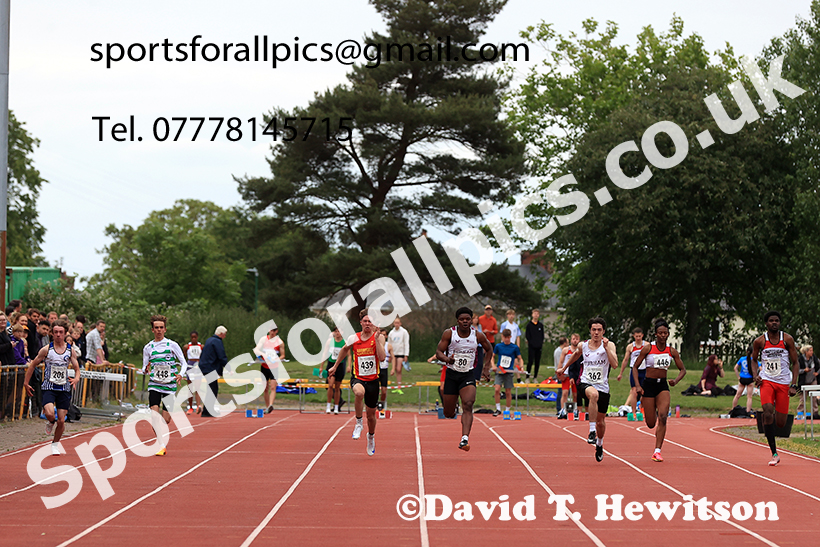 The 100 metres, 2025 NEGP No 3, Monkton. Photo: David T. Hewitson/Sports for All Pics